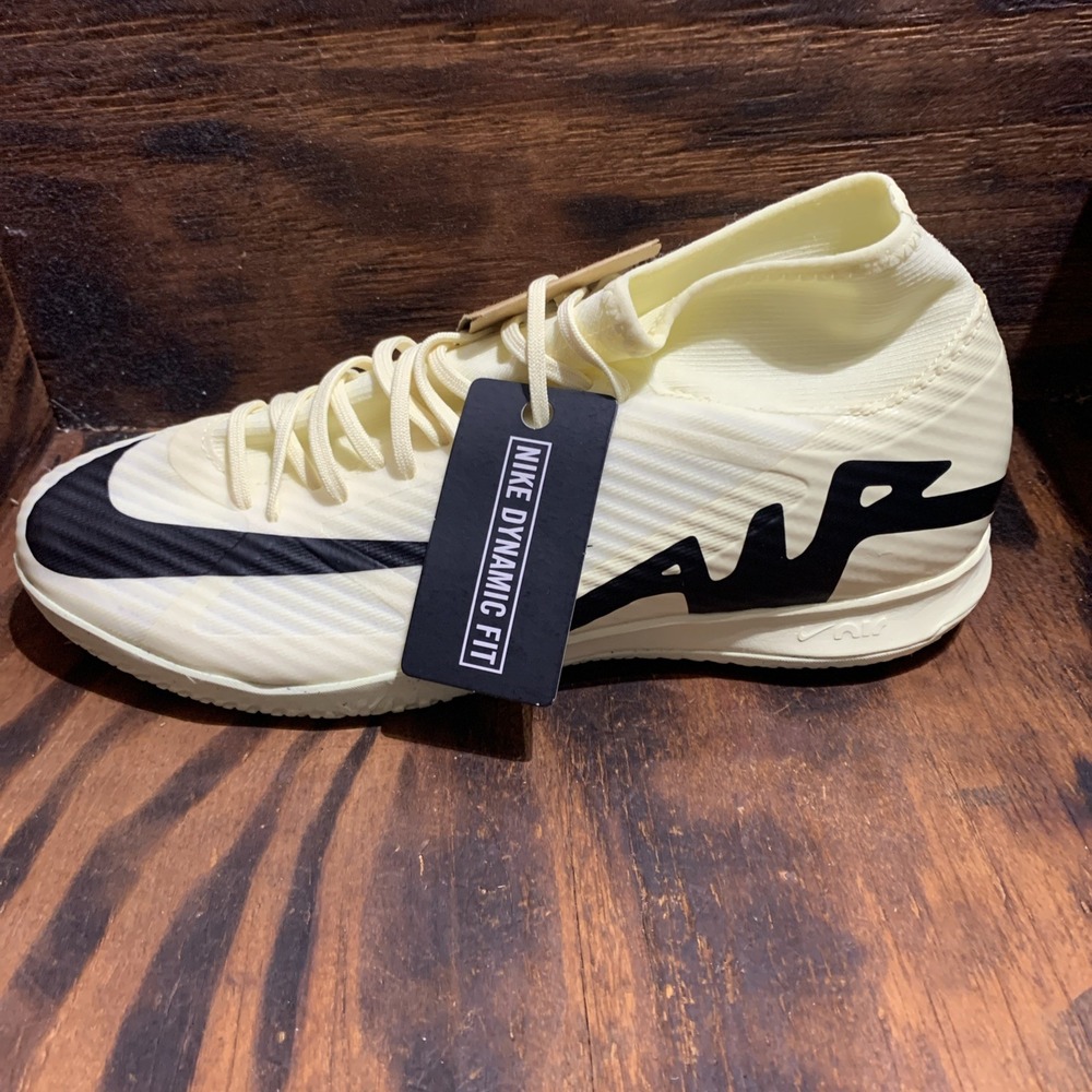 Nike Zoom Mercurial Superfly 9 Academy IC Men Sz 8.5 Lemonade Indoor DJ5627-700
